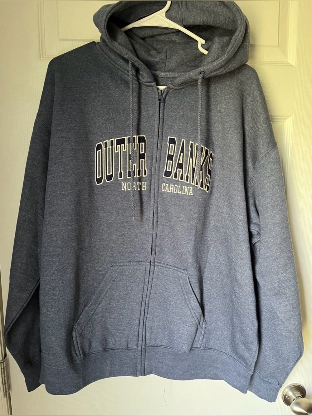 Pacific & Co. Outer Banks OBX North Carolina Blue Zip-Up Hoodie